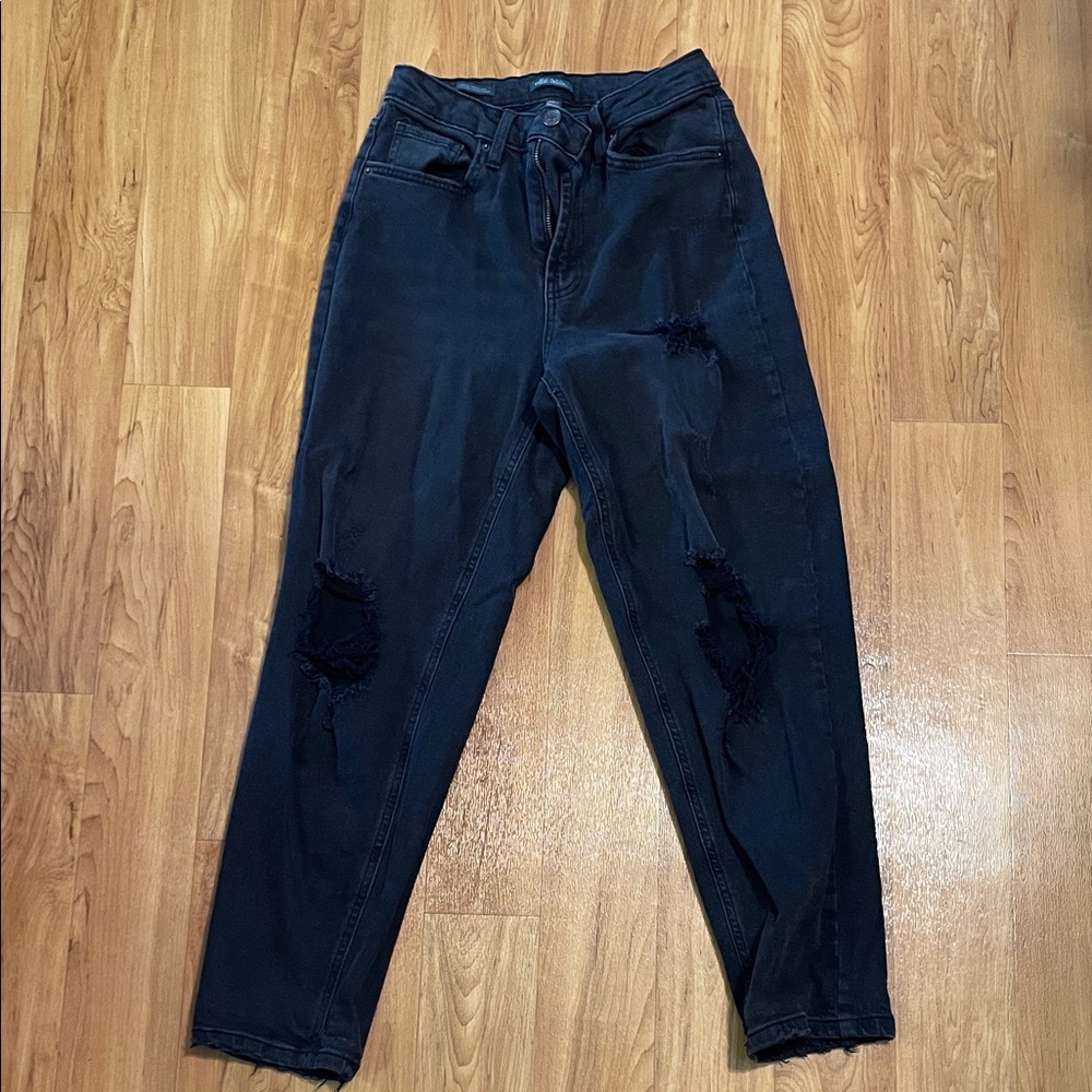 Wild Fable Black Distressed Boyfriend Jeans